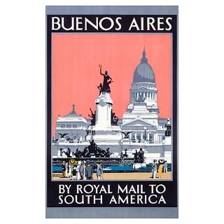 Buenos Aires, Royal Mail Line, Vintage Poster Poster