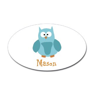 Baby Name Gifts > Baby Name Bumper Stickers > Custom Name Owl Decal