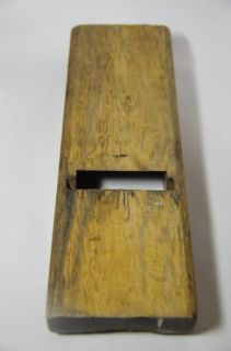 Vtg Japanese Kanna Wood Block Plane Signature Iron from Japan Tools