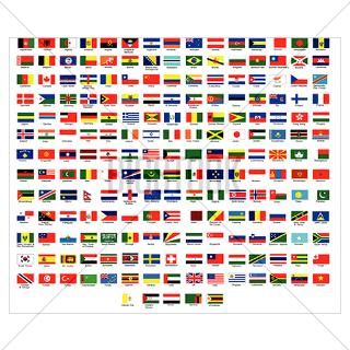 Wall Art > Posters > Vector Flags of all countries