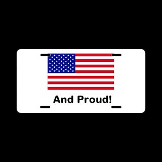 American Gifts  American Car Accessories  Proud Aluminum License