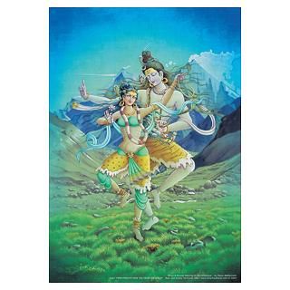 Wall Art  Posters  Shiva & Parvati Poster