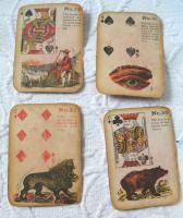 47 Antique 1800s Playing Cards Symbolic Images Forecasting Fortune