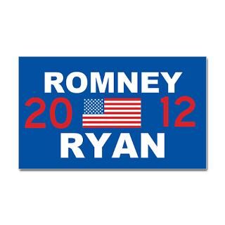 Romney Ryan 2012 USA flag Sticker by AmericanMethod