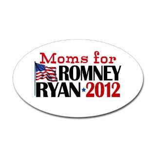 Moms for Romney Ryan 2012 Sticker by cutetshirtsgift