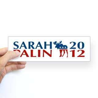 Sarah Palin 2012 Gifts > Sarah Palin 2012 Bumper Stickers
