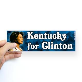 Kentucky for Clinton 2008 bumper sticker