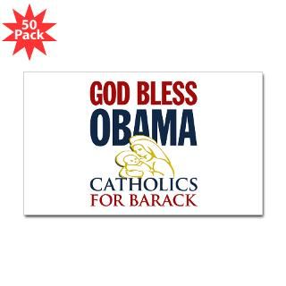 Catholics for Barack 2008 Rectangle Sticker 50 pk for $150.00