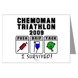 2009 Chemoman Triathlon Greeting Cards (Pk of 10)  2009 Chemoman