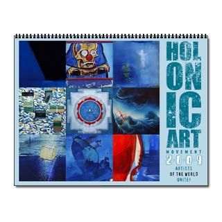  Blue Home Office  Holonic Art Movement   2009 Wall Calendar