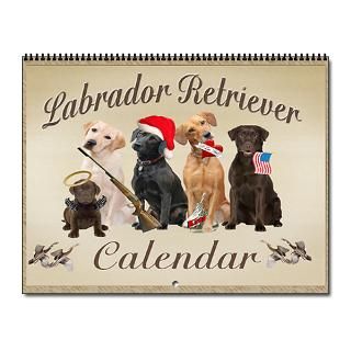 2009 Gifts > 2009 Home Office > Labrador Retriever Wall Calendar