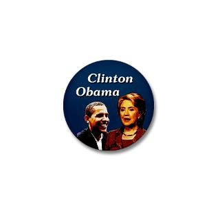Obama 2008 Campaign Pin  Hillary Clinton Running Mates for 2008