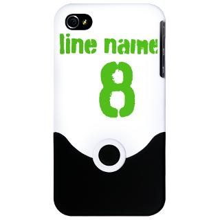 green line name/number iPhone Case