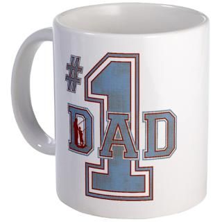 Dad Gifts  #1 Dad Drinkware  Number 1 Dad Mug