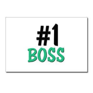 Number 1 BOSS Postcards (Package of 8) for $9.50