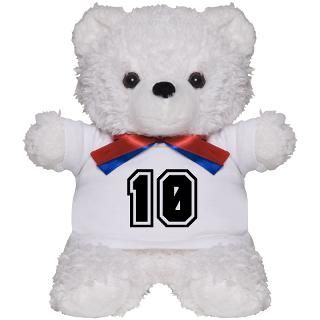Varsity Uniform Number 10 Teddy Bear for $18.00