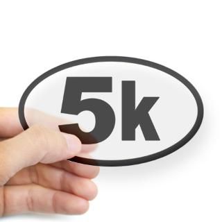 5k Race Oval Decal for $4.25
