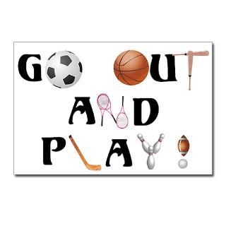 Go Out and Play Postcards (Package of 8) for $9.50