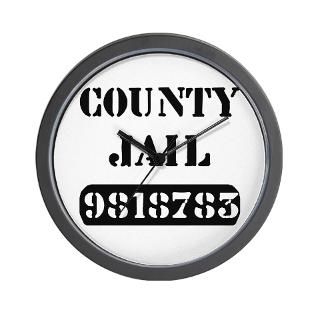 Jail Inmate Number 9818783 Wall Clock for $18.00