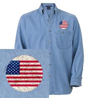 American Flag Denim Shirt  American Flag (for now)  912stuff