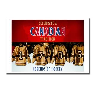 Canadian Hockey Postcards (Package of 8) for $9.50