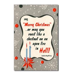 Roast in Hell Postcards (Package of 8)  TOP 20 ITEMS  The