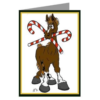 Canes Greeting Cards  What Christmas Horse Greeting Cards (Pk of 10