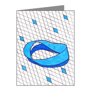 Gifts  Note Cards  Mobius Strip Color 1 Note Cards (Pk of 10)