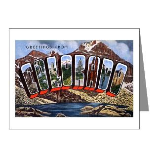 Big Letter Note Cards  Colorado Greetings Note Cards (Pk of 10