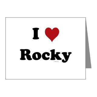 Gifts  Boyfriend Note Cards  I love Rocky Note Cards (Pk of 10