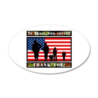 Air Force Gifts > Air Force Wall Decals > Thank You Veterans 20x12
