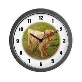Hieland Coo Wall Clock for $18.00