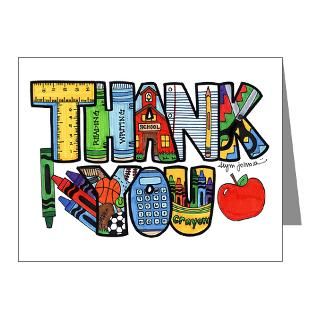 Gifts  2009 Note Cards  Teacher Thank You Note Cards (Pk of 20