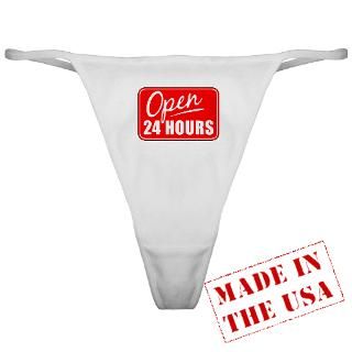 OPEN 24 HOURS Classic Thong