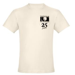 sided 25 Year Organic Cotton Tee T Shirt by lifelinetheatre