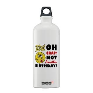 30 Gifts  30 Drinkware  Oh Crap 30th Birthday Sigg Water Bottle