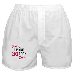 30 Gifts  30 Underwear & Panties  Hot 30th Birthday Boxer Shorts