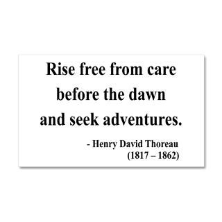  Adventure Wall Decals  Henry David Thoreau 33 20x12 Wall Peel