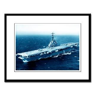 CV 39 USS Lake Champlain Large Framed Print