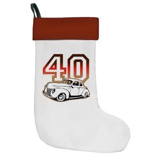 40 Ford Gifts  40 Ford Christmas Stockings  40 Ford Red/Tan