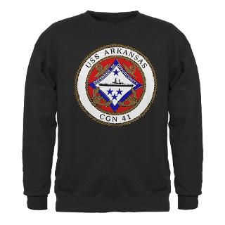Armed Forces Sweatshirts & Hoodies  USS Arkansas CGN 41 Sweatshirt