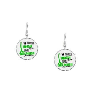 Gifts  Lime Ribbon Jewelry  I Wear Lime 37 Lyme Disease Earring