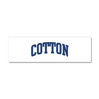 COTTON design (blue) 36x11 Wall Peel for $18.00