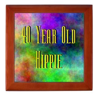 40 Year Old Hippie  40th Birthday T Shirts & Party Gift Ideas