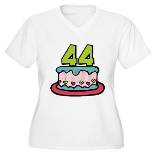 44 Year Old Birthday Cake T Shirt