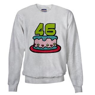 46 Gifts > 46 Sweatshirts & Hoodies > 46 Year Old Birthday Cake