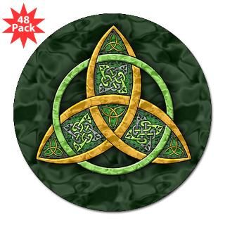  Celtic Trinity Knot 3 Lapel Sticker (48 pk