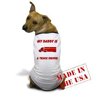 18 Wheeler Gifts  18 Wheeler Pet Apparel  Truck Driver Dog T