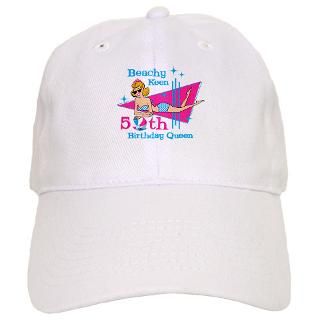 50 Gifts > 50 Hats & Caps > Beachy Keen 50th Birthday Baseball Cap