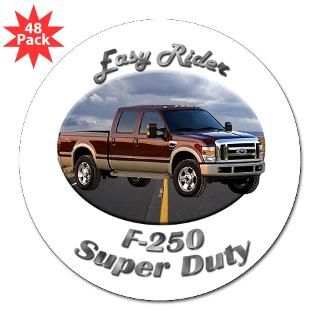 Ford F 250 Super Duty 3 Inch Lapel Sticker (48 pk) for